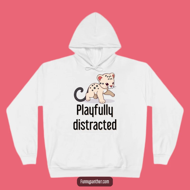 Funny Panther Cub Tail Hoodie - Cozy Comfort with Playful Charm