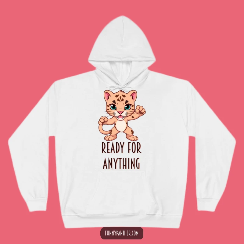 Funny Panther Power Hoodie A Warm Alert Gift for All