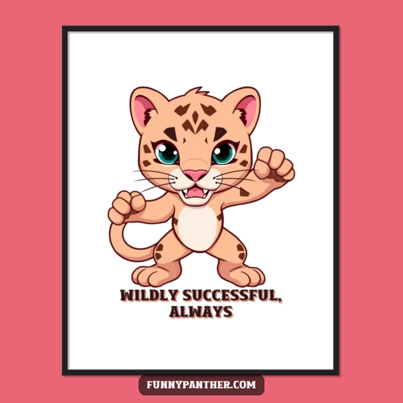 Free Printable Wall Art: Alert Panther, Powerful & Funny Downloadable Art
