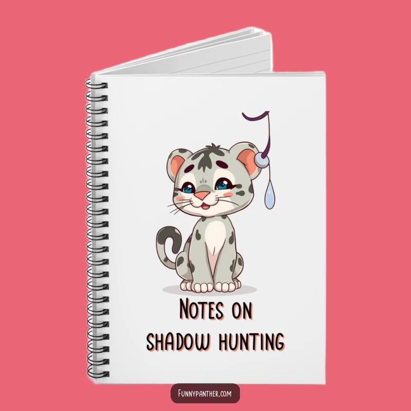 Funny Panther Cub Shadow Notebook: Jot Down Ideas with Playful Curiosity!