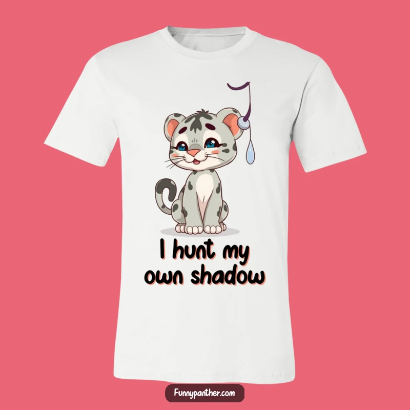 Funny Panther Cub Shadow T-Shirt: Unleash Your Playful Side!